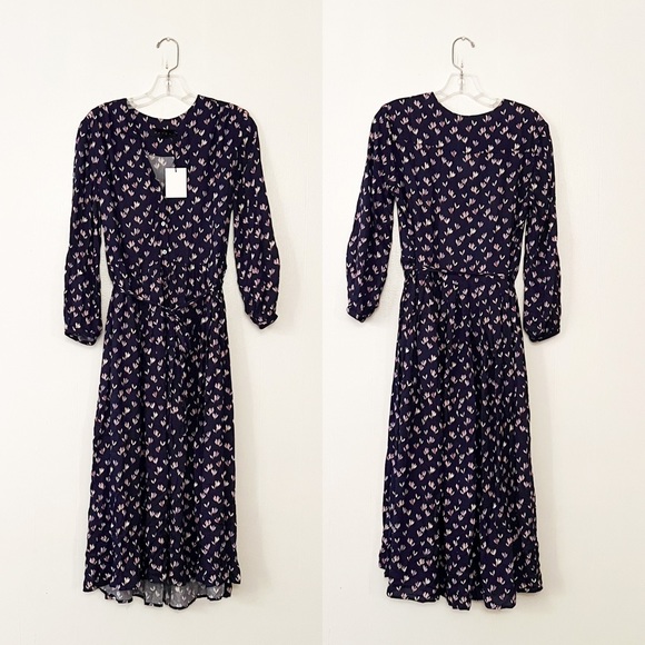 NWT HATCH Tori Dress in Ditsy Tulip Oversized Flowy - Picture 2 of 11